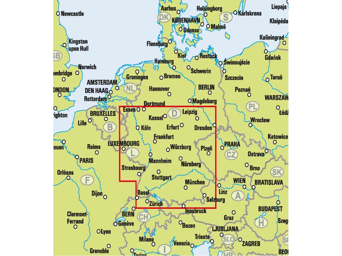 Karta Södra Tyskland | Karta 2020